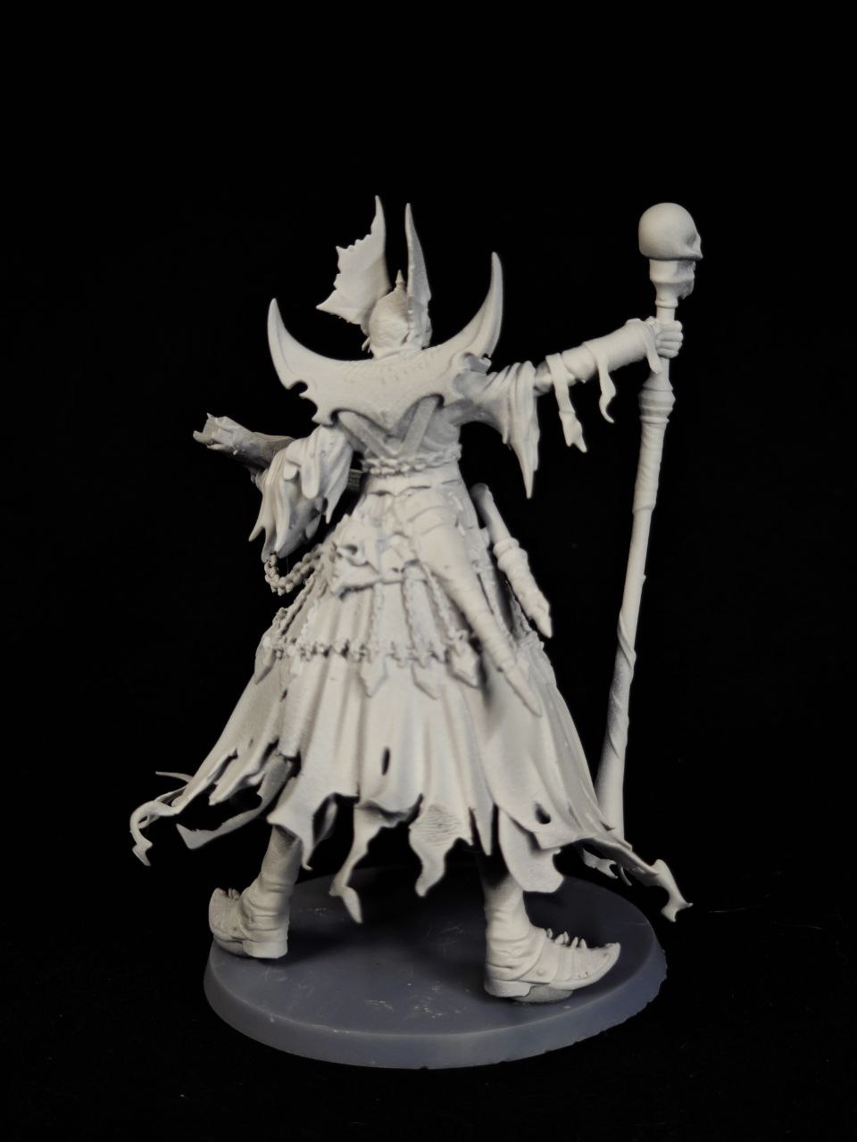 Детализированная 3D фигурка Лича (Lich) из Герои Меча и Магии 5 (HOMM5), фотополимерная печать