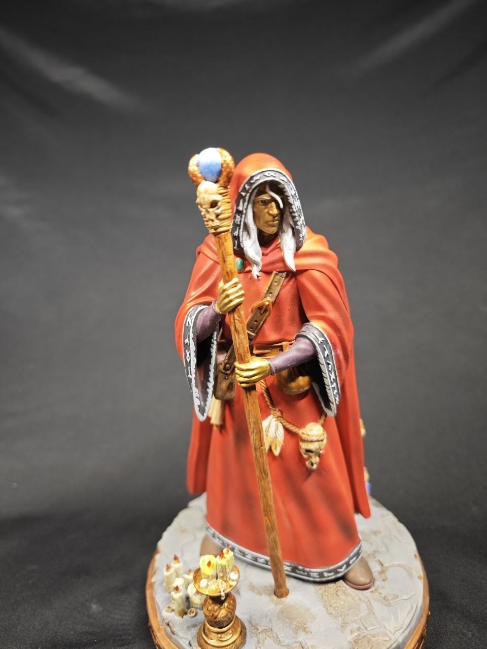 3D статуэтка мага Рейстлина Маджере (Raistlin Majere) из Саги о Копье (Dragonlance), ручная работа