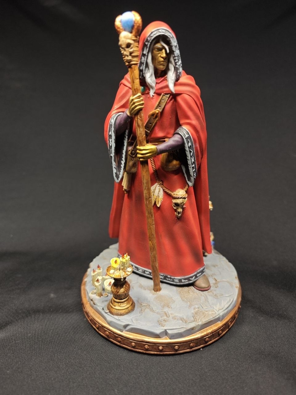 3D статуэтка мага Рейстлина Маджере (Raistlin Majere) из Саги о Копье (Dragonlance), ручная работа