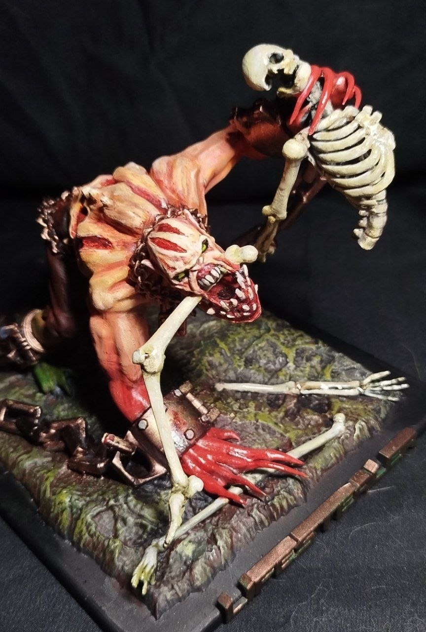 Кастомная 3D фигурка Lifestealer (Найкс/Гуля) из Dota 2, ручная покраска миниатюры