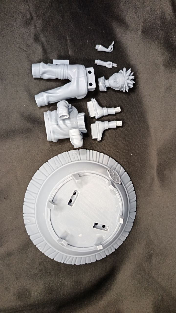 3D статуэтка Наруто Узумаки (Naruto), ручная работа, грунтовка и покраска