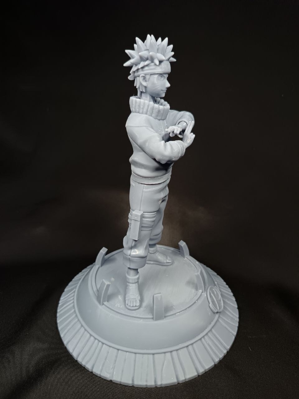 3D статуэтка Наруто Узумаки (Naruto), ручная работа, грунтовка и покраска