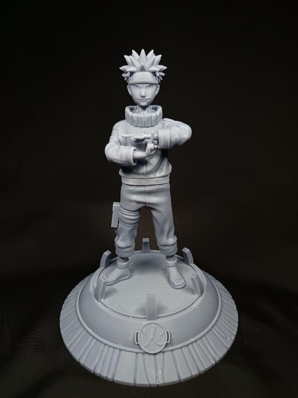 3D статуэтка Наруто Узумаки (Naruto), ручная работа, грунтовка и покраска