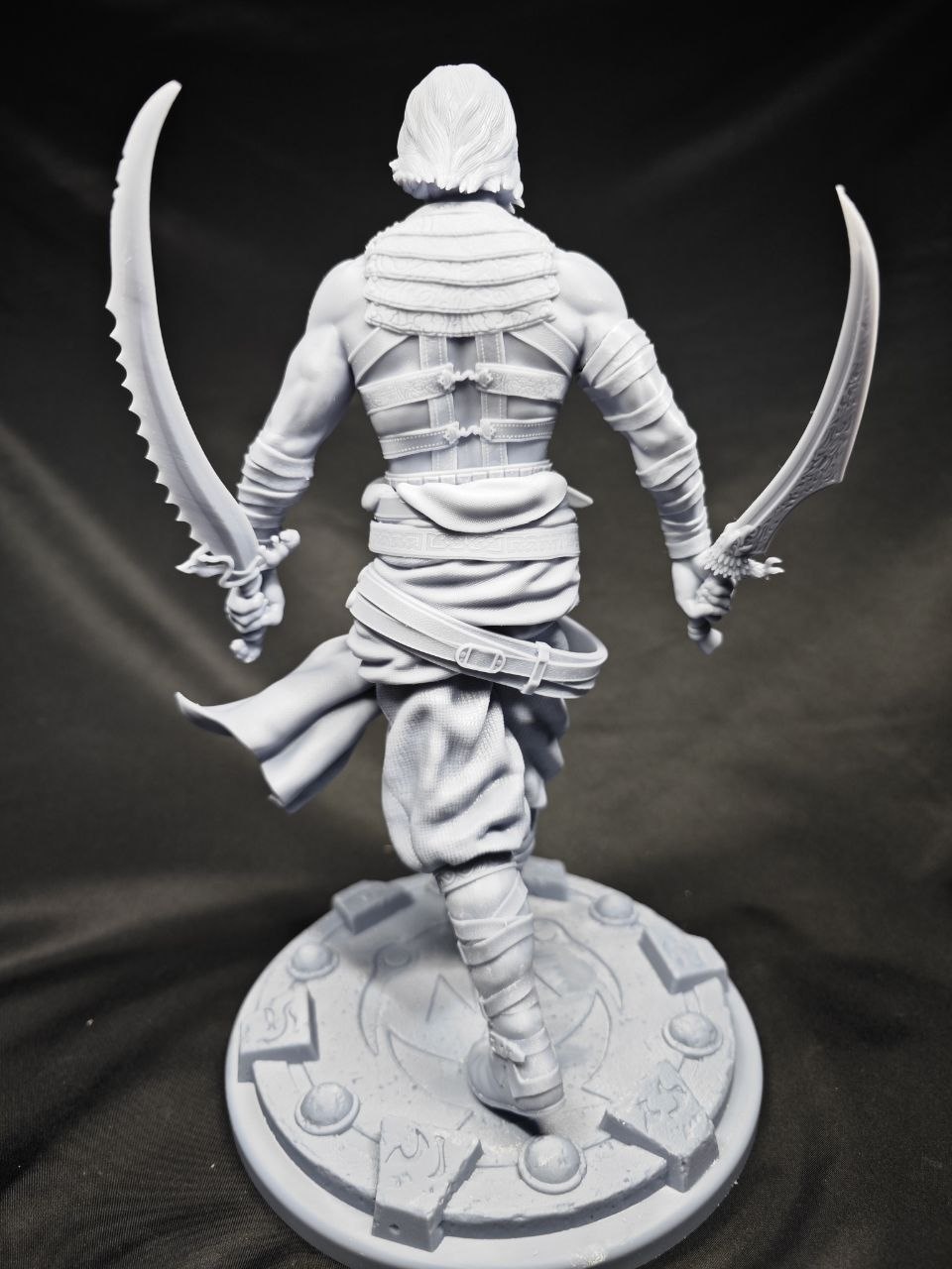 3D статуэтка Принца Персии (Prince of Persia: Warrior Within), ручная покраска и грунтовка