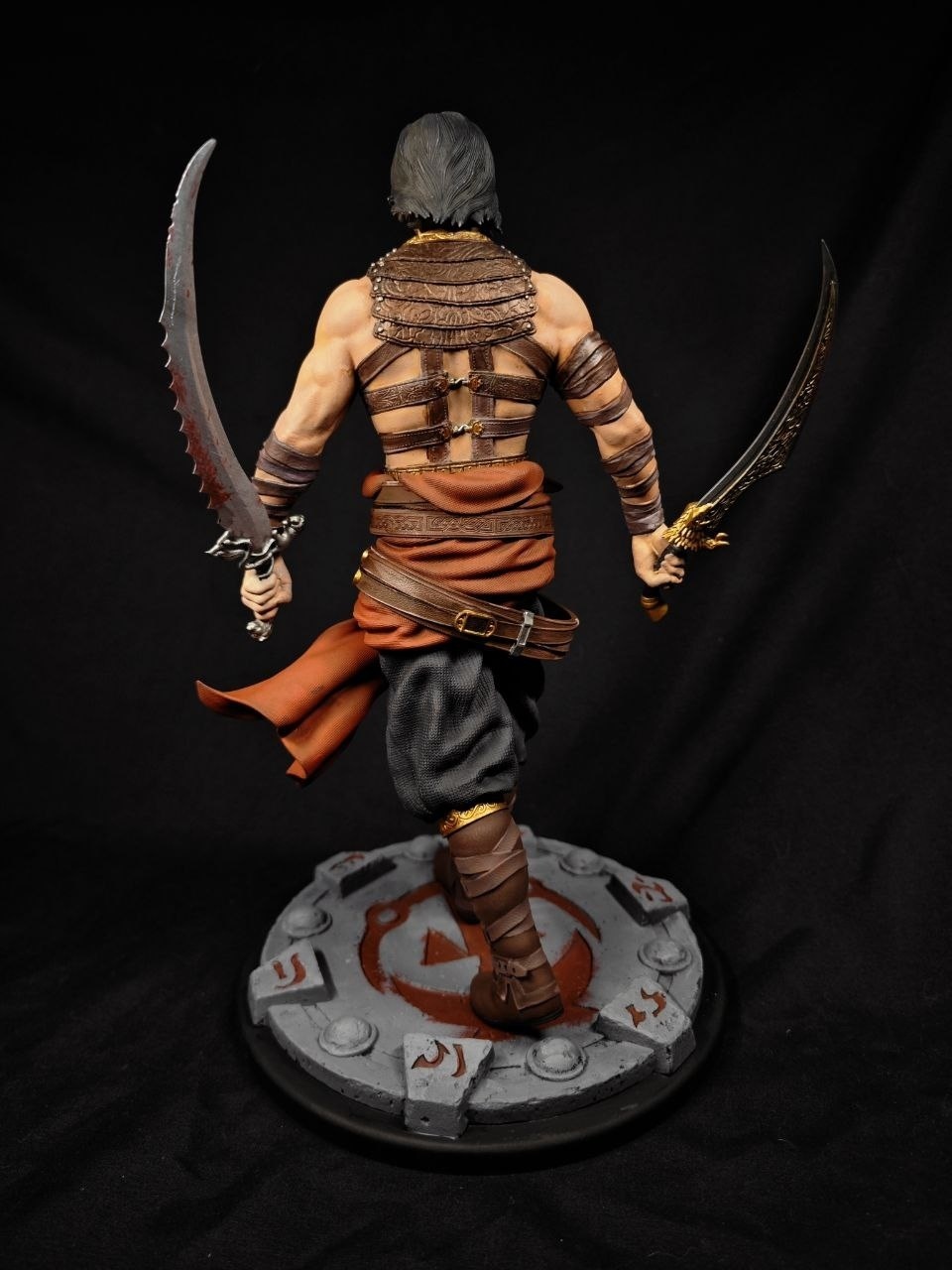 3D статуэтка Принца Персии (Prince of Persia: Warrior Within), ручная покраска и грунтовка