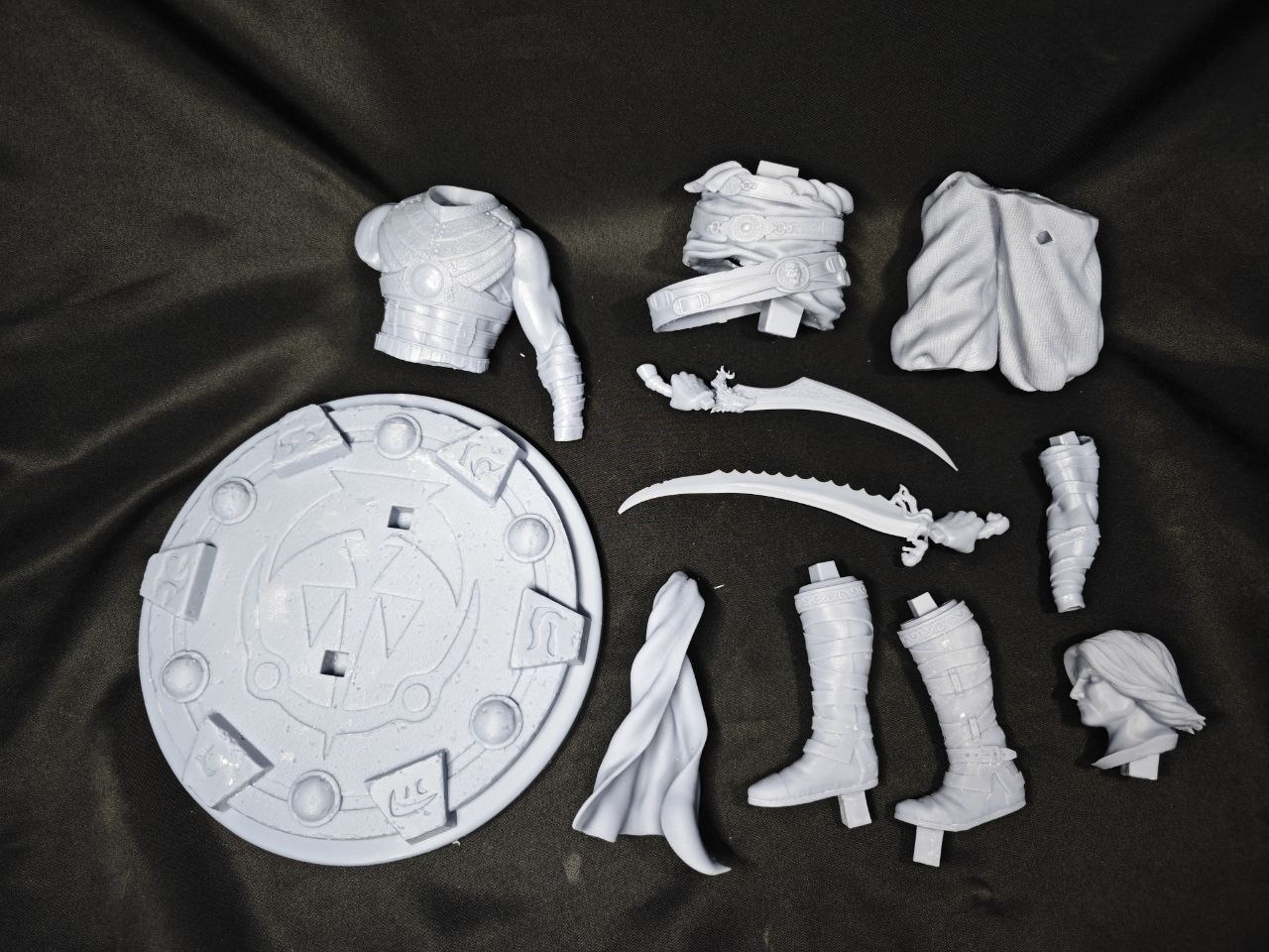 3D статуэтка Принца Персии (Prince of Persia: Warrior Within), ручная покраска и грунтовка