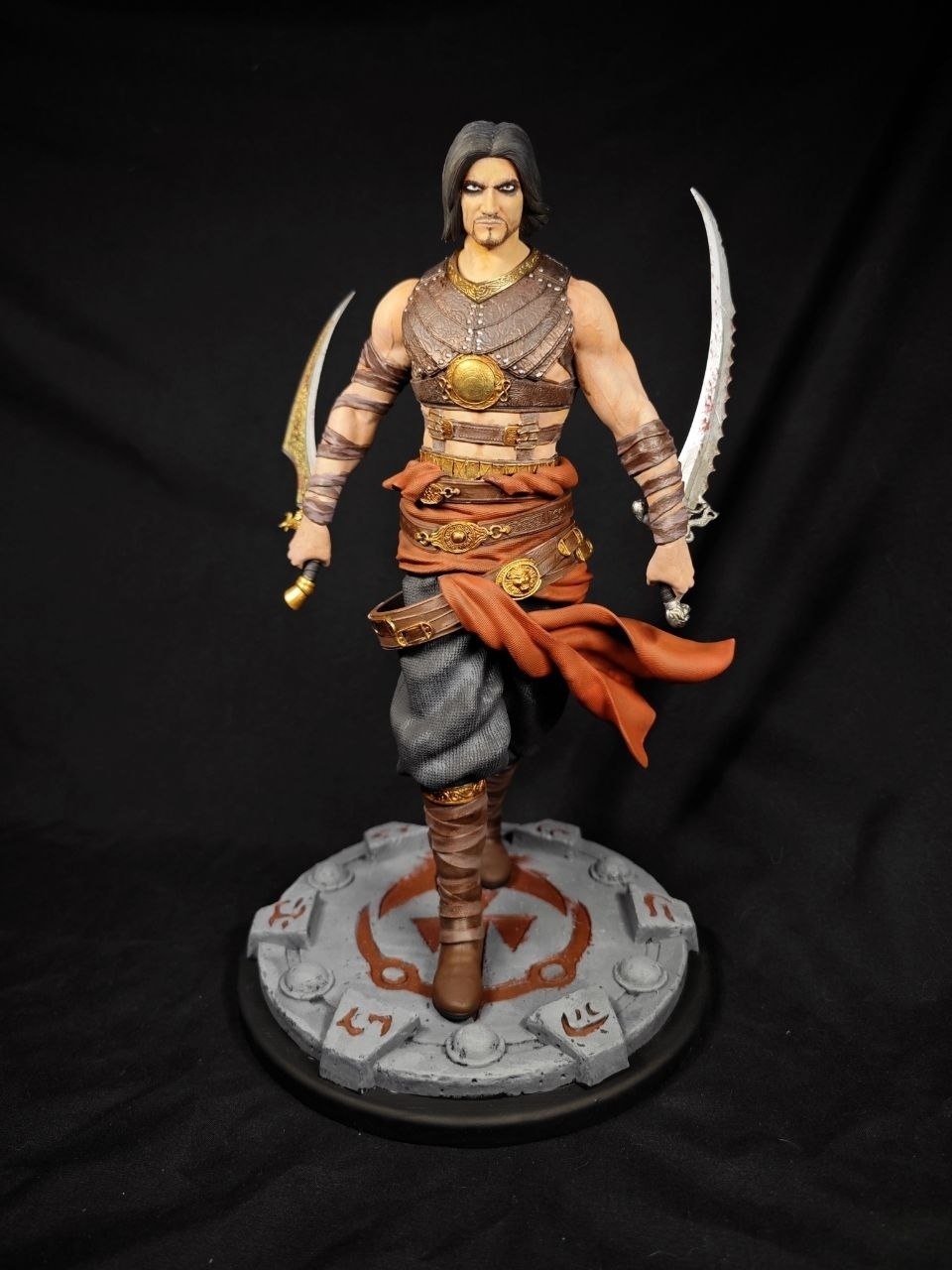 3D статуэтка Принца Персии (Prince of Persia: Warrior Within), ручная покраска и грунтовка