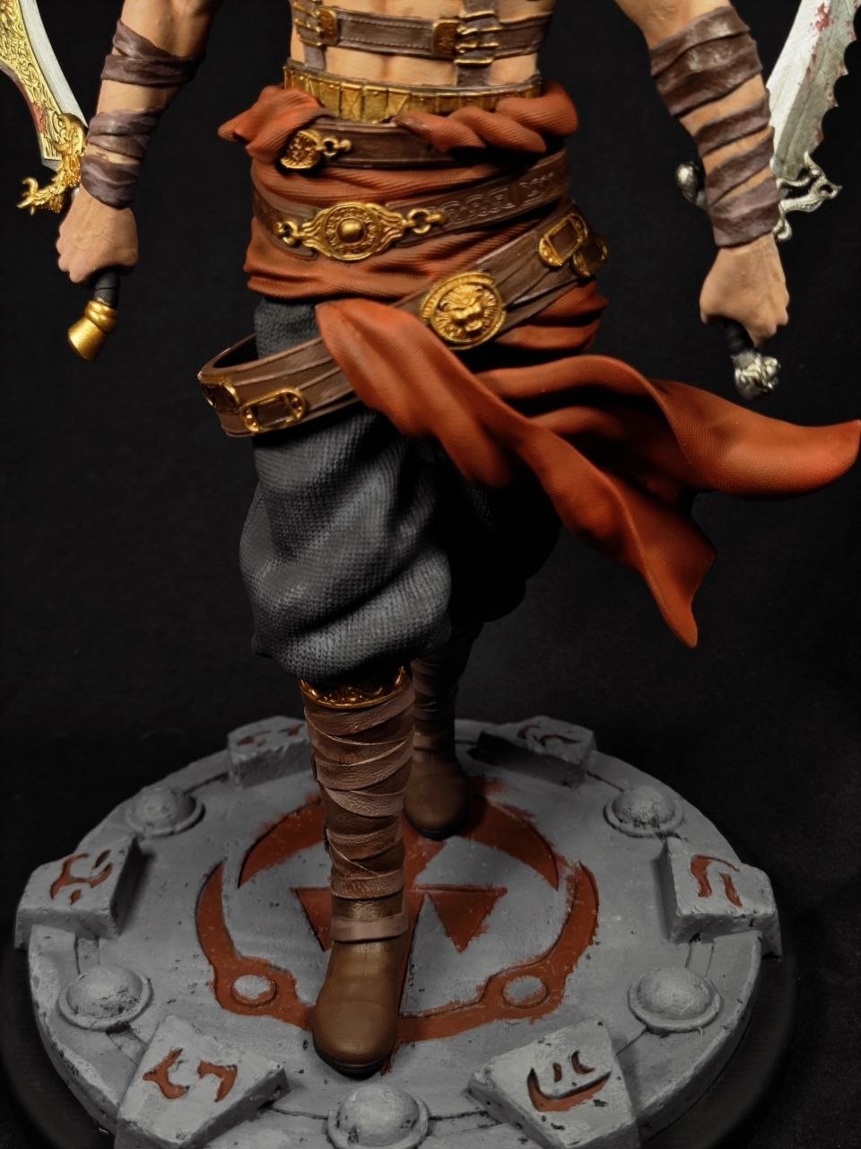 3D статуэтка Принца Персии (Prince of Persia: Warrior Within), ручная покраска и грунтовка