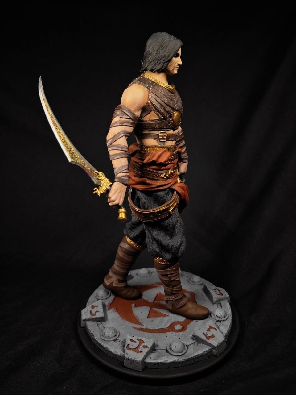 3D статуэтка Принца Персии (Prince of Persia: Warrior Within), ручная покраска и грунтовка