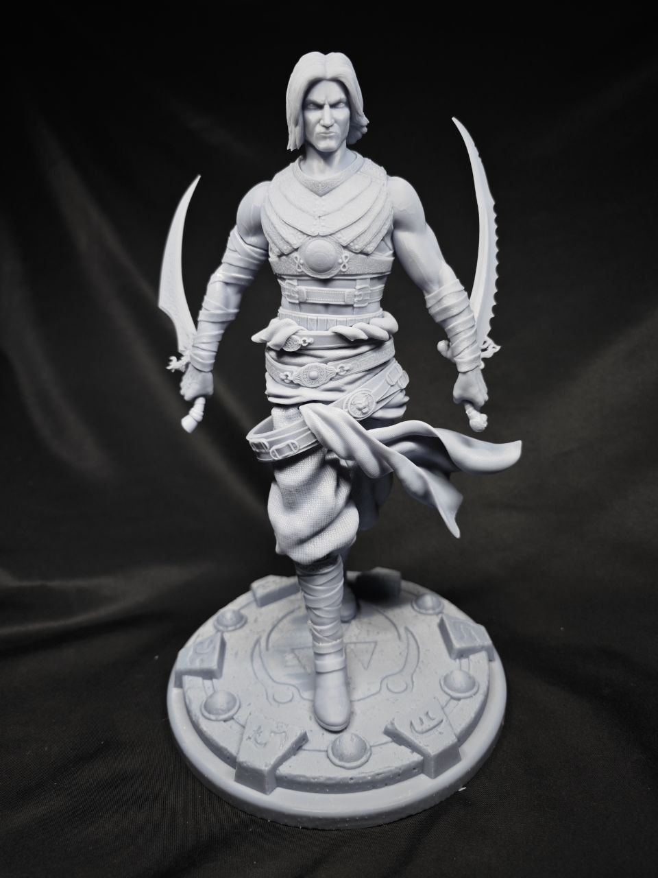 3D статуэтка Принца Персии (Prince of Persia: Warrior Within), ручная покраска и грунтовка