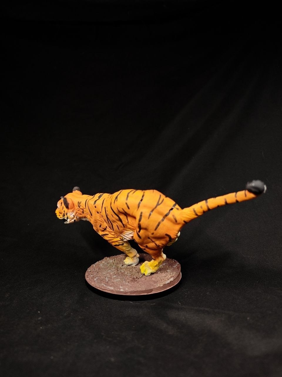 Реалистичная 3D фигурка бенгальского тигра (Bengal tiger), качественная ручная покраска