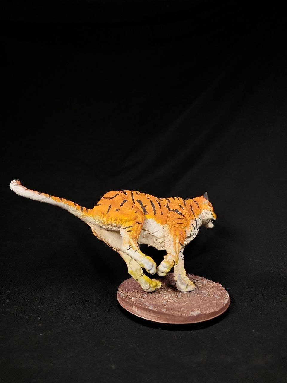 Реалистичная 3D фигурка бенгальского тигра (Bengal tiger), качественная ручная покраска