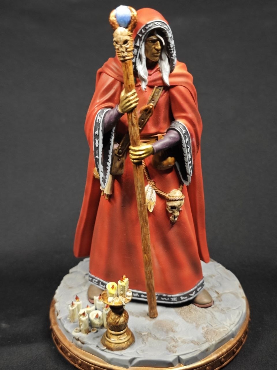 3D статуэтка мага Рейстлина Маджере (Raistlin Majere) из Саги о Копье (Dragonlance), ручная работа