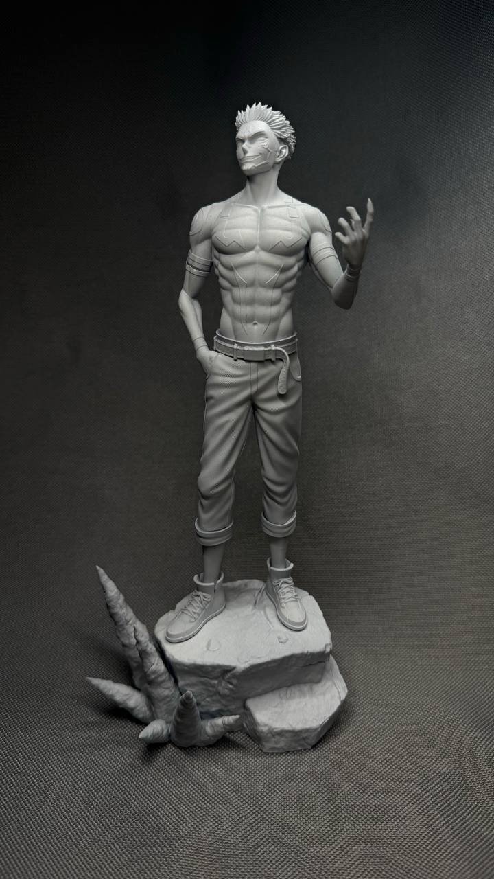 3D фигурка Рёмэна Сукуны (Ryomen Sukuna) из аниме Магическая битва, ручная покраска