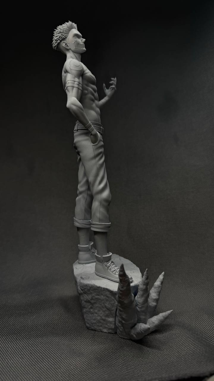 3D фигурка Рёмэна Сукуны (Ryomen Sukuna) из аниме Магическая битва, ручная покраска