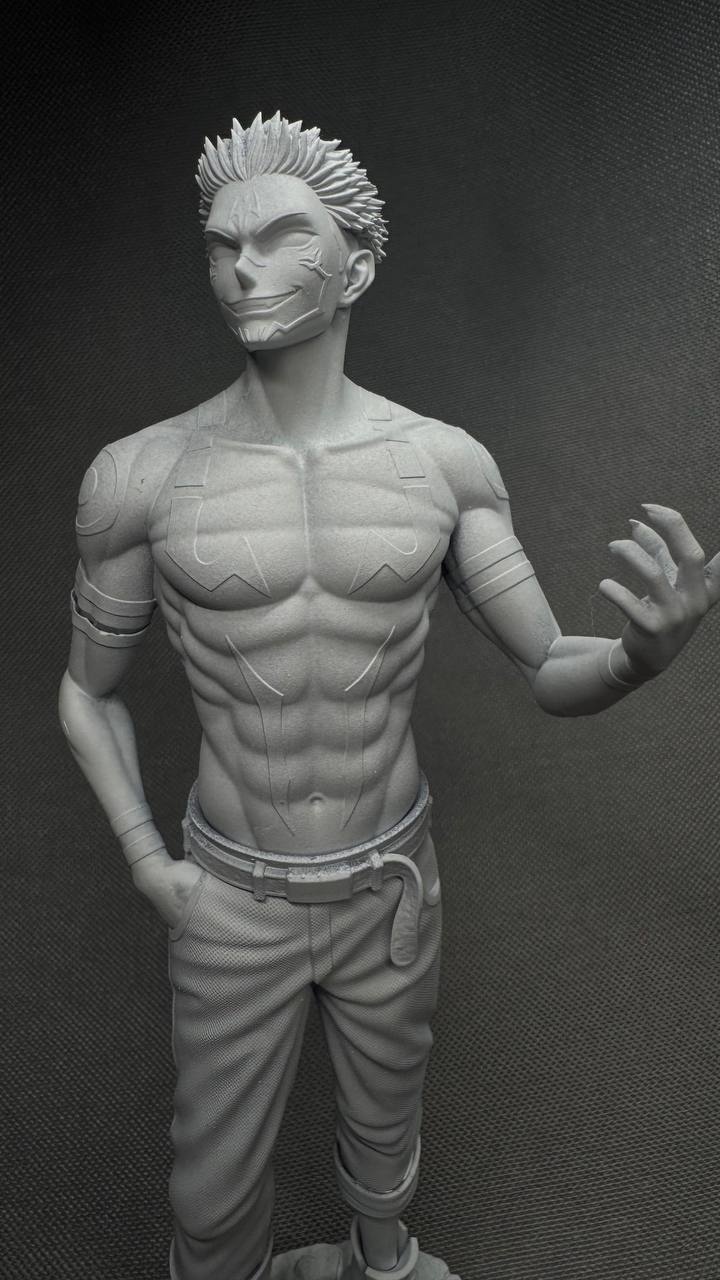 3D фигурка Рёмэна Сукуны (Ryomen Sukuna) из аниме Магическая битва, ручная покраска