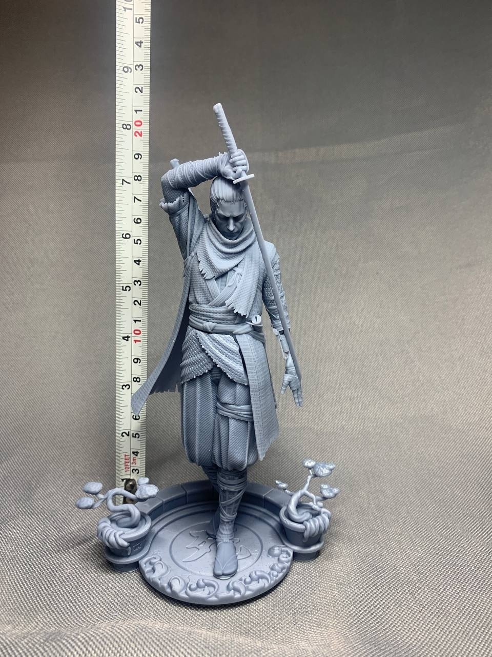 3D фигурка Секиро (Волка) из Sekiro: Shadows Die Twice с протезом, ручная покраска