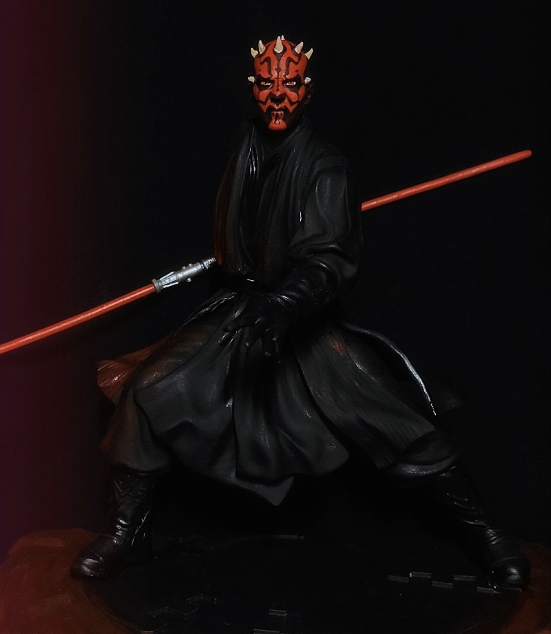 3D статуэтка ситха Дарта Мола (Darth Maul) из Звездных Войн, фотополимерная печать и роспись