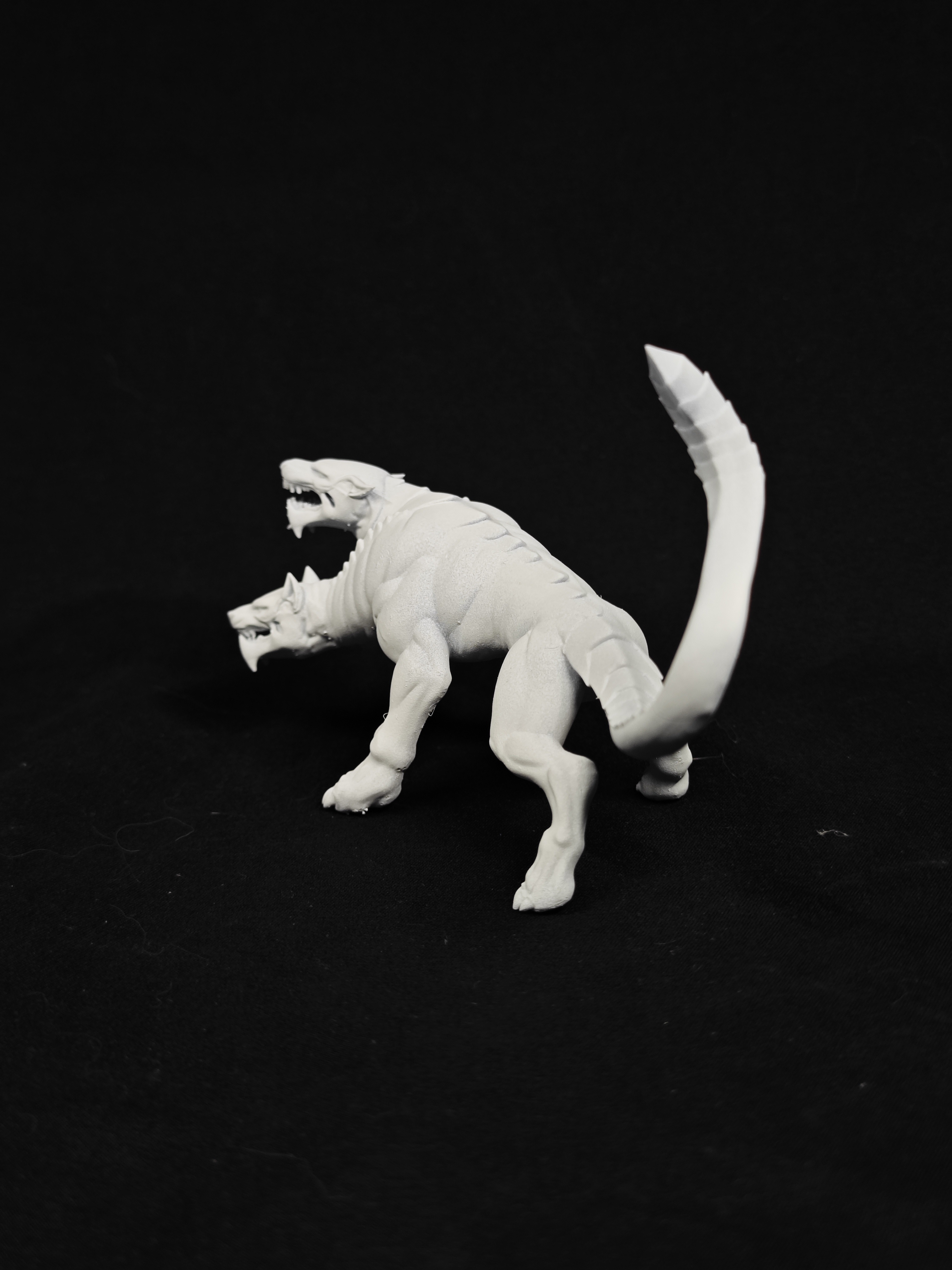 3D фигурка Трехголового Цербера (Cerberus) из Герои Меча и Магии 5 (HOMM5), профессиональная покраска