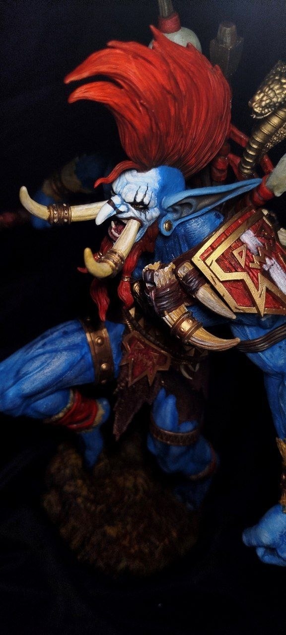 3D фигурка Вол'джина (Vol'jin) из World of Warcraft (WoW), детализированная ручная покраска
