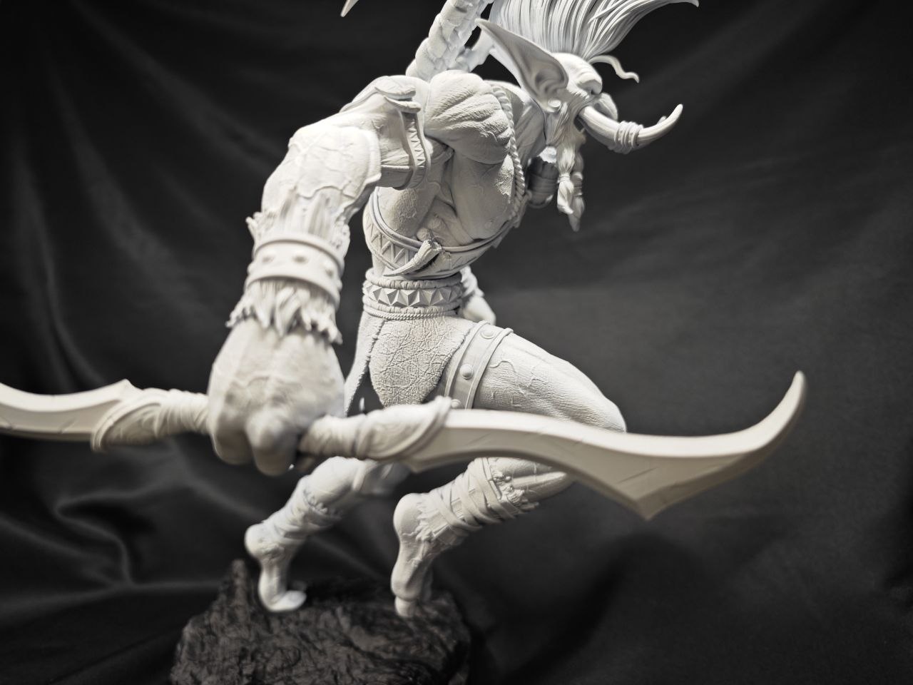 3D фигурка Вол'джина (Vol'jin) из World of Warcraft (WoW), детализированная ручная покраска