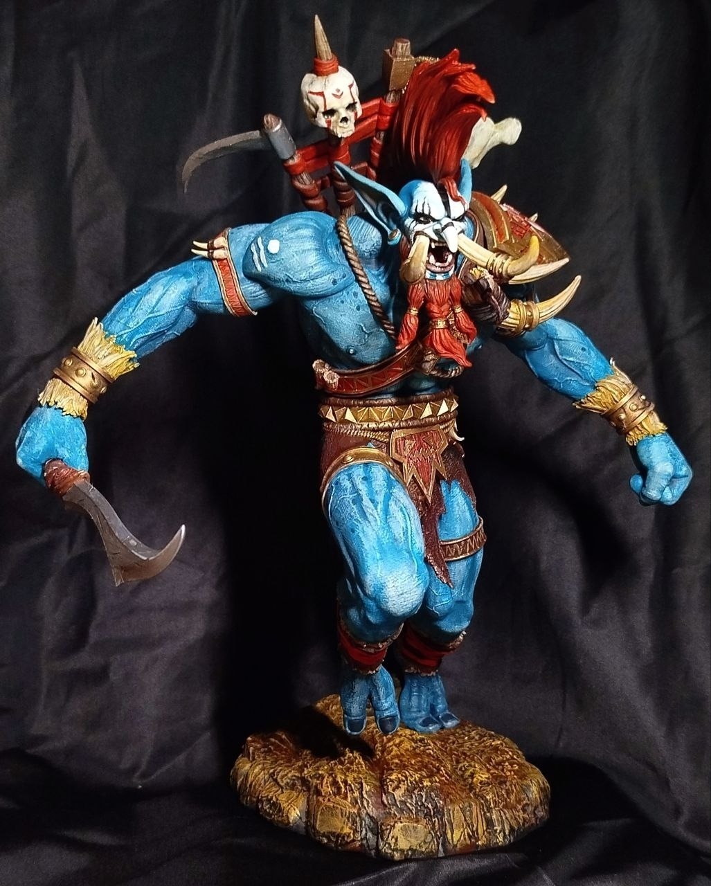 3D фигурка Вол'джина (Vol'jin) из World of Warcraft (WoW), детализированная ручная покраска