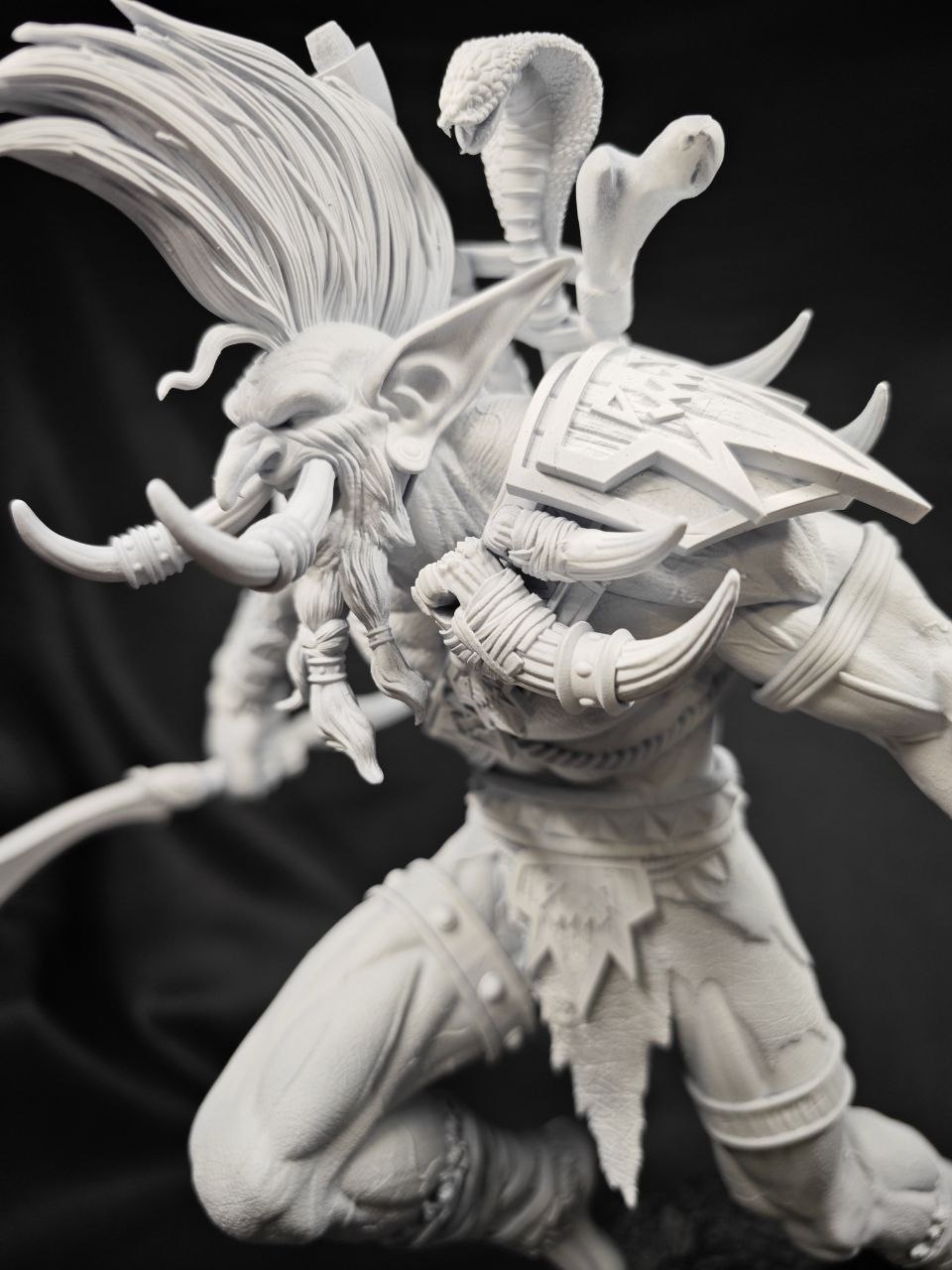 3D фигурка Вол'джина (Vol'jin) из World of Warcraft (WoW), детализированная ручная покраска