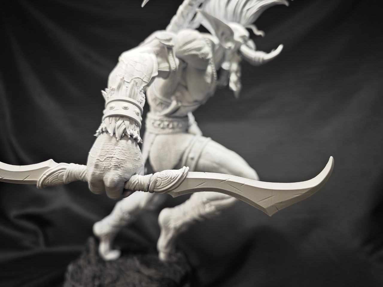 3D фигурка Вол'джина (Vol'jin) из World of Warcraft (WoW), детализированная ручная покраска