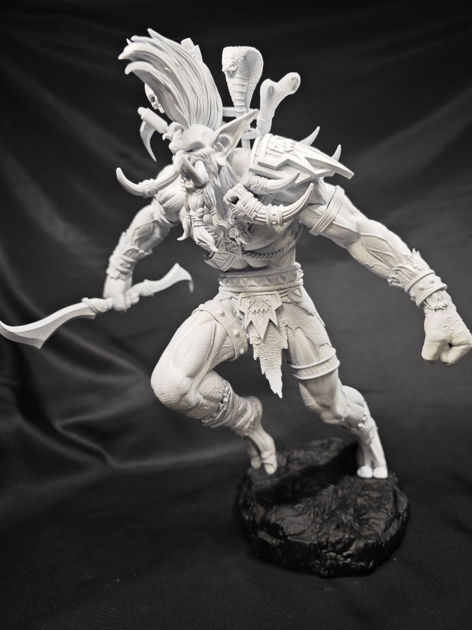 3D фигурка Вол'джина (Vol'jin) из World of Warcraft (WoW), детализированная ручная покраска