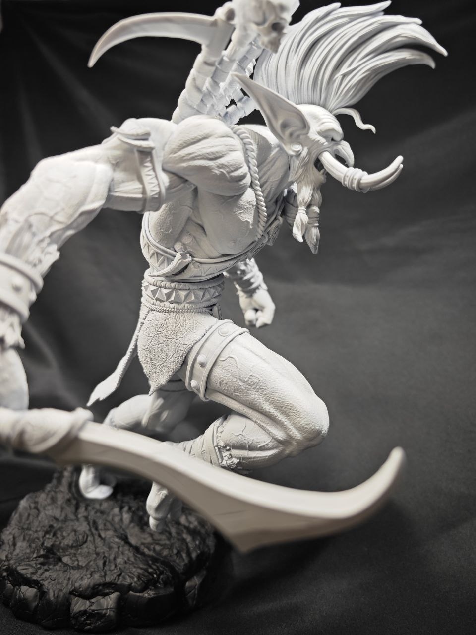 3D фигурка Вол'джина (Vol'jin) из World of Warcraft (WoW), детализированная ручная покраска