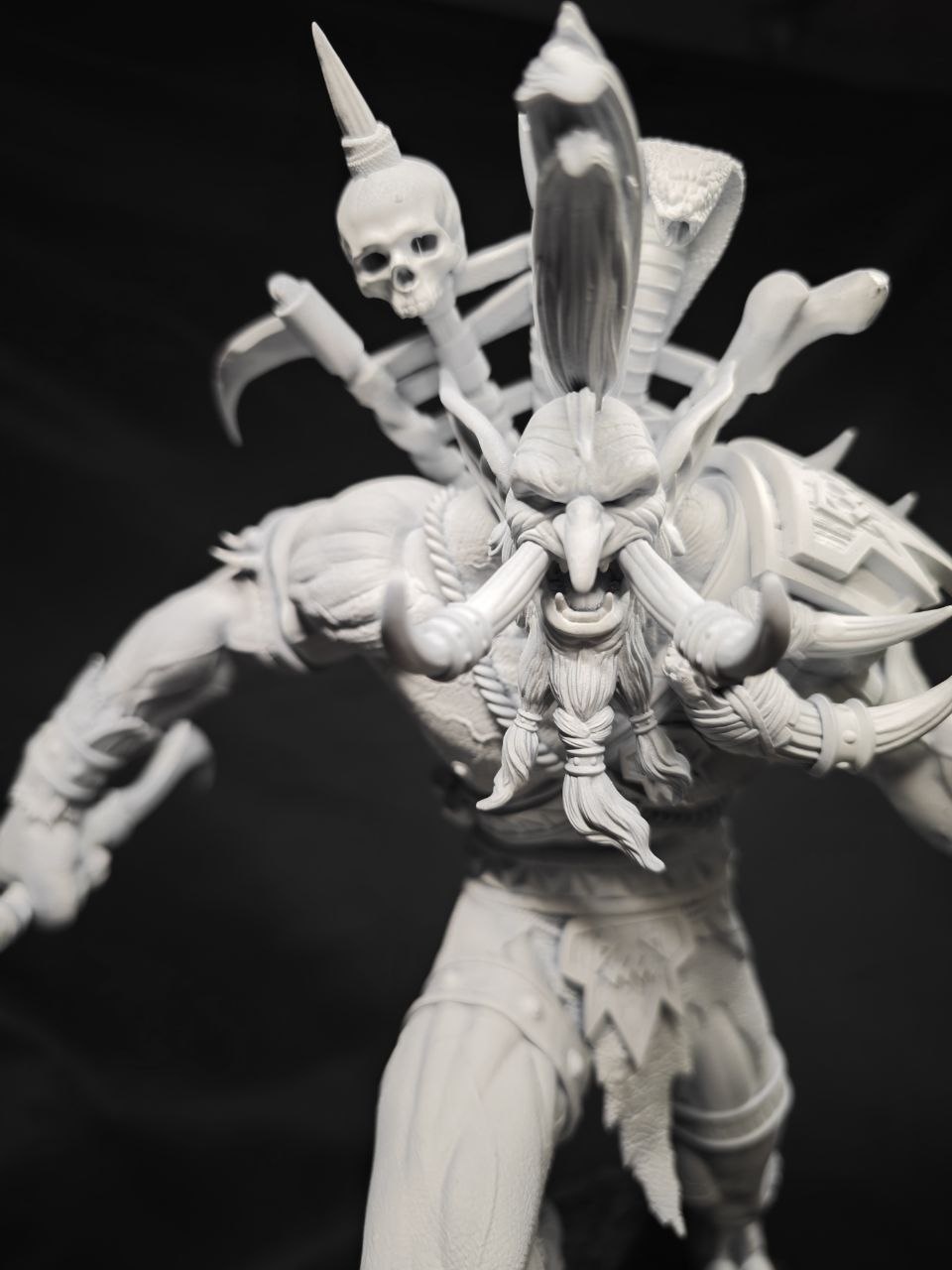 3D фигурка Вол'джина (Vol'jin) из World of Warcraft (WoW), детализированная ручная покраска