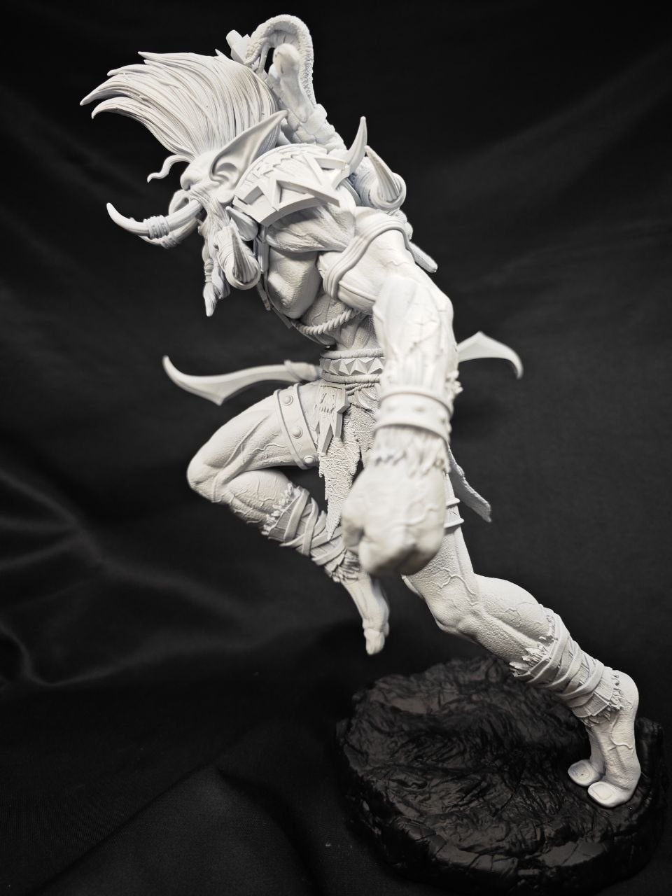 3D фигурка Вол'джина (Vol'jin) из World of Warcraft (WoW), детализированная ручная покраска