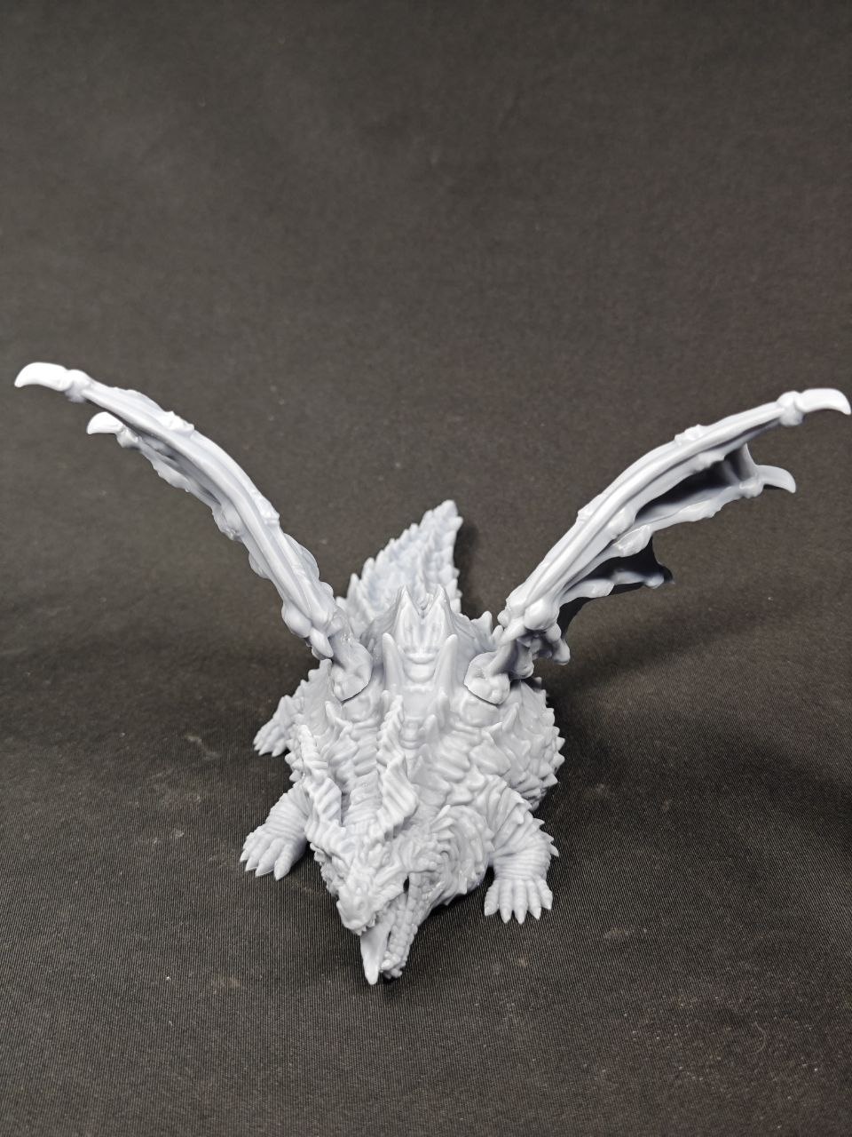 Забавная 3D фигурка толстого дракона (Fat Dragon) для D&D, фотополимерная печать и покраска